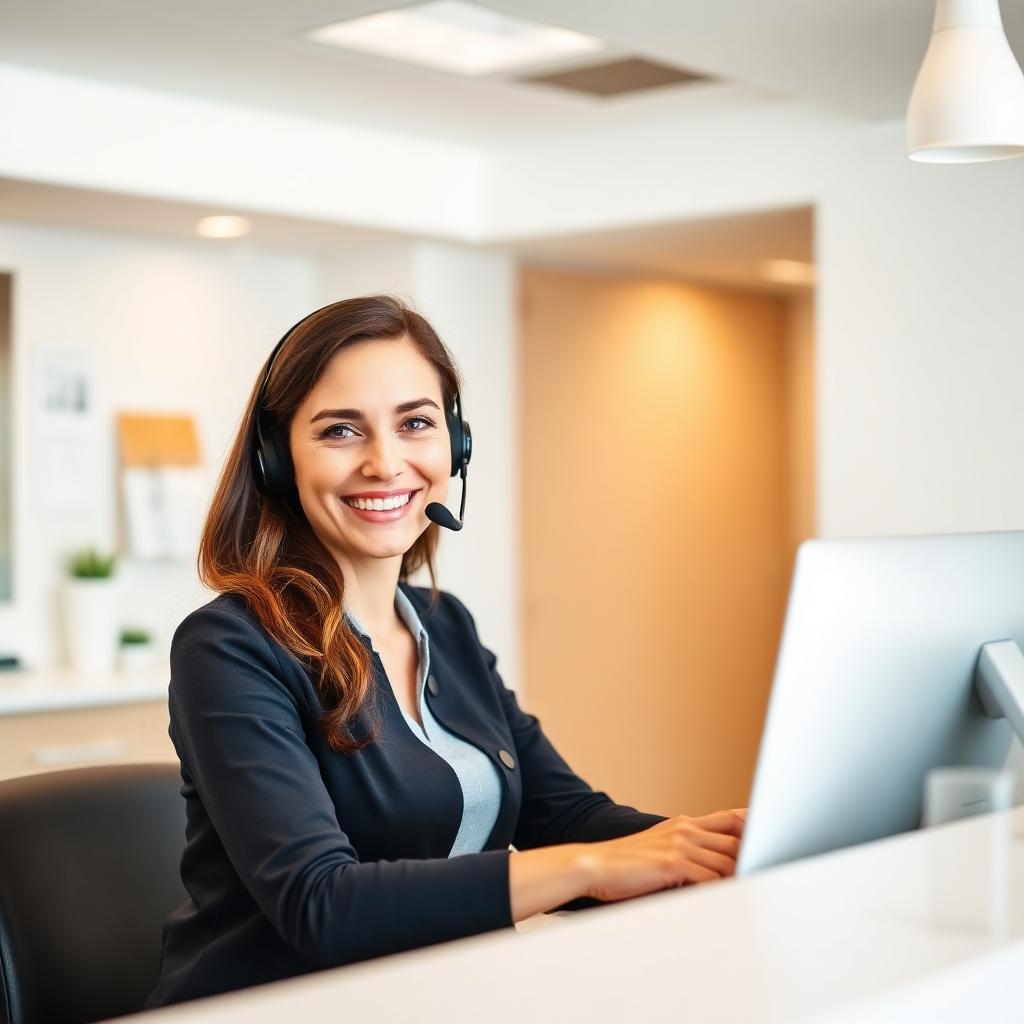 Front-desk team member supported by OneClickAi